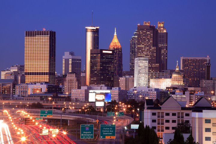 City Lights Atlanta Night-Time Tour with Photos & Dinner Stop - Photo 1 of 25